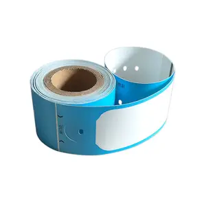 Customized barcode roll wristband hospital patient disposable medical ID thermal print identification bands thermal wristband