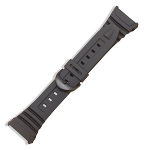 Livraison rapide Bracelet de <span class=keywords><strong>montre</strong></span> spécial étanche Bracelets de <span class=keywords><strong>montre</strong></span> en silicone noir avec boucles pour w-96h Casio - Product Image 2