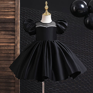 Nouvelles robes de soirée pour filles 2022, robes d'été à manches courtes en satin avec perles, robes de bal pour adolescentes, robes de fête d'anniversaire et de mariage - Product Image 6