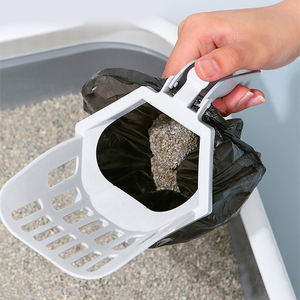 Pelle à litière pour chat en plastique avec logo personnalisé, détachable, autonettoyante, avec conteneur, 1 rouleau de sac à caca - Product Image 2