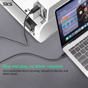 USB C to USB B <strong>Printer</strong> <strong>Cable</strong> 480Mbps High Speed Type-C to USB-B Male Scanner Cord Compatible with HP Canon Dell <strong>Printer</strong> - Product Image 5