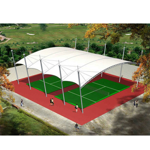 Toldo de PVDF, Estructura de Membrana Arquitectónica, Material para Techos de Estadios, para Canchas de Tenis y Baloncesto al Aire Libre - Product Image 4