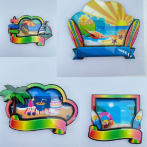 ของที่ระลึกเมืองขายส่ง แม่เหล็กติดตู้เย็นเรซิ่น 3 มิติ แบบกำหนดเอง สำหรับของขวัญสถานที่ท่องเที่ยว - Product Image 3