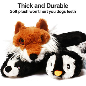 Komik dayanıklı yün köpek çiğnemek oyuncak Crinkle özelliği ile simüle hayvan hiçbir doldurma sesli evcil hayvan oyuncağı - Product Image 3