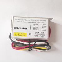 Lampe UV de petite taille 4W 6W 8W 10W purificateur d'air à lumière ultraviolette DC24V alimentation pilote de lampe PH15-180-10D24 Ballast électronique