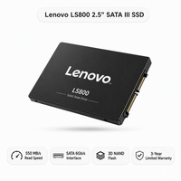 Disque SSD interne SATA III Lenovo 2,5 pouces 512 Go 1 To, haute vitesse, 6 Gb/s, pour ordinateur portable, ordinateur de bureau, usage quotidien, chargement rapide