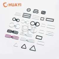 Accessoires de remplacement en métal pour sous-vêtements, bikini, sacs à main, anneaux de soutien-gorge et cintres, avec découpes en forme de fleur, fournisseur de garnitures pour sous-vêtements