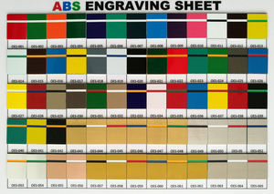 0.1mm <span class=keywords><strong>0.3mm</strong></span> <span class=keywords><strong>ABS</strong></span>自己接着レーザー彫刻プラスチックシートCo2レーザーマーキングマシン用 - Product Image 6