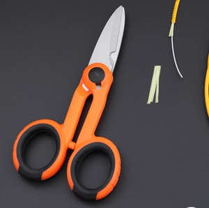 Kevlar kéo FTTH 165mm165mm sợi quang Kevlar kéo điện tử dây Cáp cắt cắt đa chức năng kìm - Product Image 6