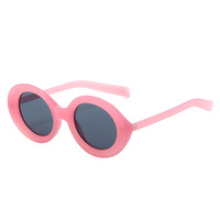 Mode drôle coloré ovale femmes lunettes de soleil 2024 Vintage dégradé lunettes hommes Punk lunettes de soleil élégant vert rose nuances Oculos