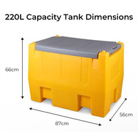 Réservoir de carburant portable électrique 12V 440L pour essence et diesel avec pistolet de distribution automatique pour ravitaillement sur site