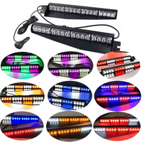 Barra de Luces LED Súper Brillante para Ambulancia, Luces Estroboscópicas de Advertencia, Luces de Visera Ocultas para Iluminación de Automóviles