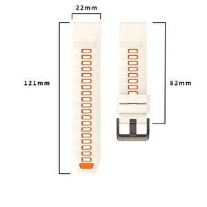 Correa Oficial de Dos Tonos para Garmin Fenix 8, Correa de Silicona de 26 mm para Garmin Fenix 9 Pro 7X 6, Correas para <span class=keywords><strong>Reloj</strong></span> - Product Image 6