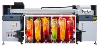 Impresora de inyección de tinta G6 para inyección de etiquetas y UV de cama plana rollo a rollo 2 en 1 CMYK + W + V, para material flexible, UV, híbrido, UV, 2 en 1