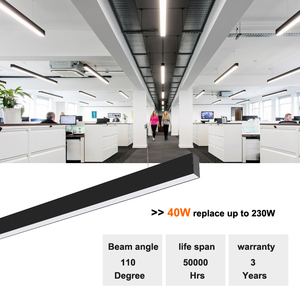 Văn Phòng <span class=keywords><strong>Led</strong></span> Tuyến Tính Chiếu Sáng Trong Nhà Sử Dụng 3570 Lên Và Xuống, Bị Đình Chỉ, Treo Tường, Trần Gắn Kết, PMMA Khuếch Tán Để Bảo Vệ Mắt - Product Image 6