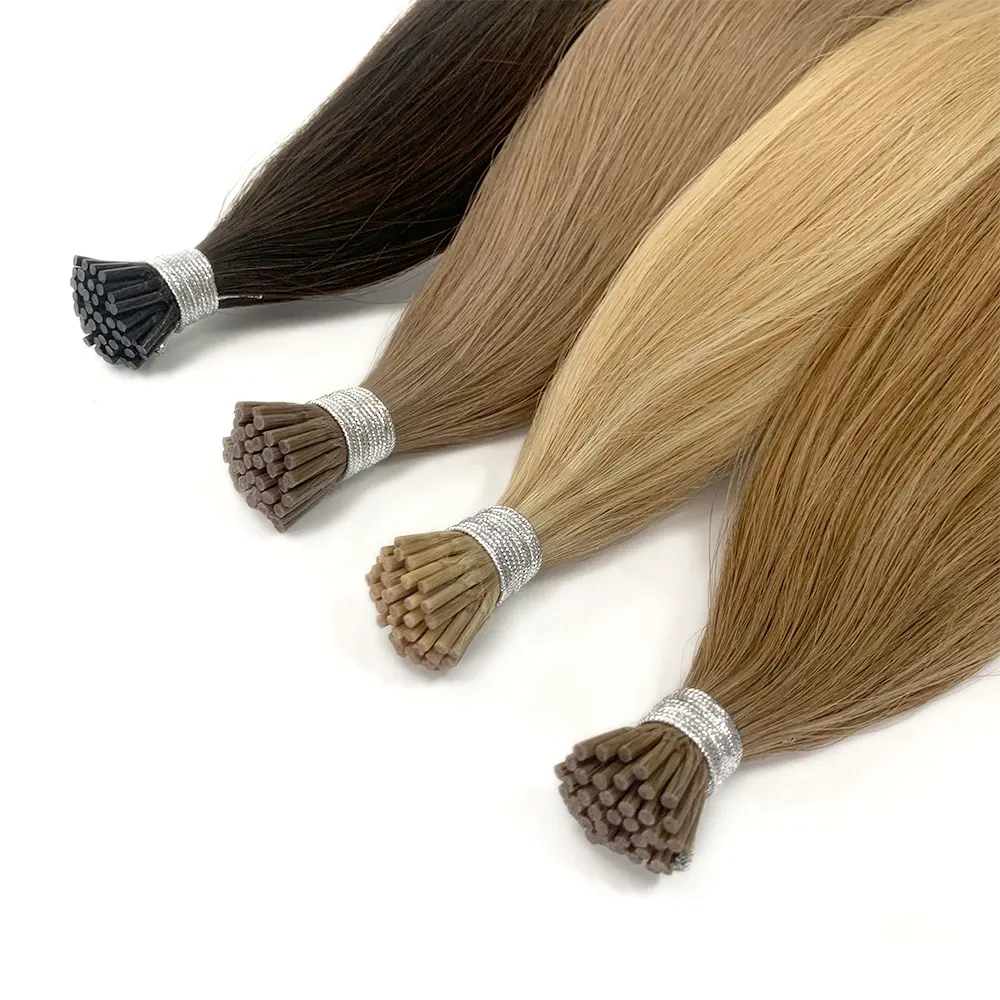 Top Quality Wholesale I-Tip Hair Extension Stick Tip 100% Virgin Russian Remy From Vietnam Best Supplier