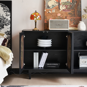 Modern Luxury Design Antique Solid Wood Large Capacity Eco-Friendly <b>Sideboard</b> Living Room Furniture Cabinets K107 <b>Sideboard</b> K107 - Product Image 2