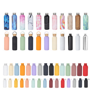 Lower MOQ Cheaper Customized Promotional Double Wall Insulated Vacuum Metal Bottle Stainless Steel Flask - Product Image 2
