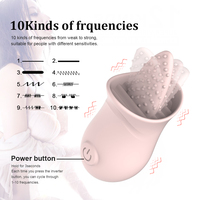 Stimulateur de Clitoris et de Mamelon Pea Fairy, Masseur Multi-Modes, Jouets Sexuels pour Femmes, Recharge Rapide, Langue Douce et Large, Vibrateur Léchant