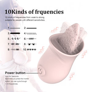 Estimulador de Clítoris y Pezones Pea <span class=keywords><strong>Fairy</strong></span>, Masajeador Multimodo, Juguetes Sexuales para Mujer, Carga Rápida, Vibrador con Lengua Grande y Suave - Product Image 2