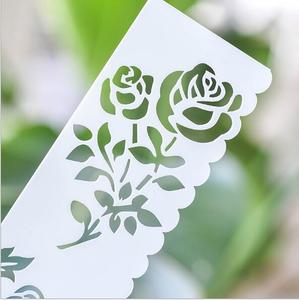 8 pz/pacco Stencil Drawing Kit per bambini disegno Stencil Set regalo per ragazzo ragazza creazione di carte fai da te per Planner Album fotografico Scrapbook - Product Image 3