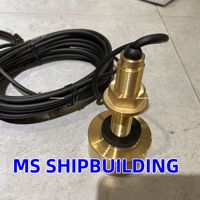 Sondeur de profondeur marine avec transducteur, embarcation intérieure, écran 8 pouces, détecteur de profondeur ES80S à piston