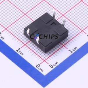 UK-B0224-G4.3-160 Tactile Switch Through hole-4P,12x12mm Switch Single Pole Single Throw Round Button 1.6N Through Hole - Product Image 2