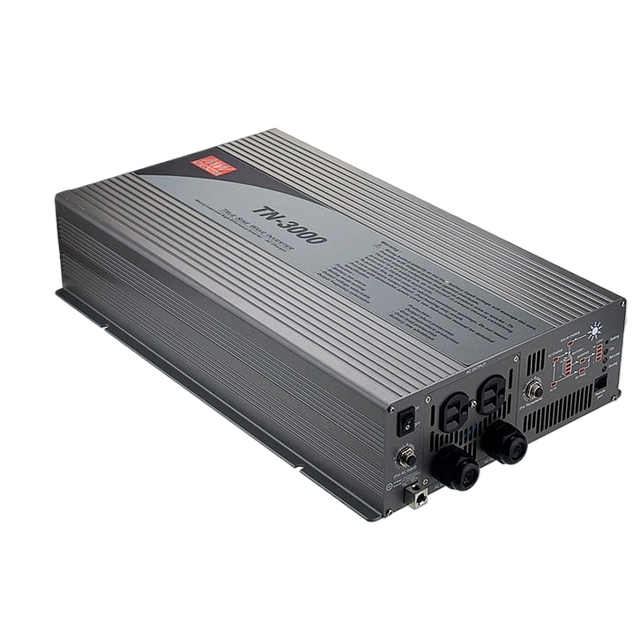 Mean Well TN-3000-248D 48v to 220v True Sine Wave Inverter with Solar Charger UK British Standard Solar Charger Inverter 3000w