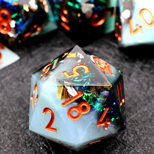 Handmade <span class=keywords><strong>RPG</strong></span> xúc xắc, vai trò chơi bảng trò chơi DND Quà Tặng nhựa DND xúc xắc đặt bảng trò chơi đa diệ<span class=keywords><strong>n</strong></span> cạnh sắc <span class=keywords><strong>n</strong></span>ét Dice-N34 - Product Image 1