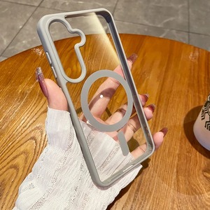 Funda Magnética <span class=keywords><strong>de</strong></span> Lujo para Teléfono Móvil <span class=keywords><strong>de</strong></span> TPU+PC con Diseño Transparente Esmerilado, Apta para <span class=keywords><strong>Samsung</strong></span> - Product Image 1