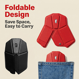 MOMO TECH Ultra Thin slim Custom Brand Logo USB Right-Handed for Outdoor Work Portable Business Foldable Origami Wireless Mouse - Product Image 5