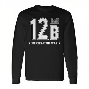 T-shirt à manches longues pour soldat ingénieur de combat de l'armée 12 Bravo - Product Image 2