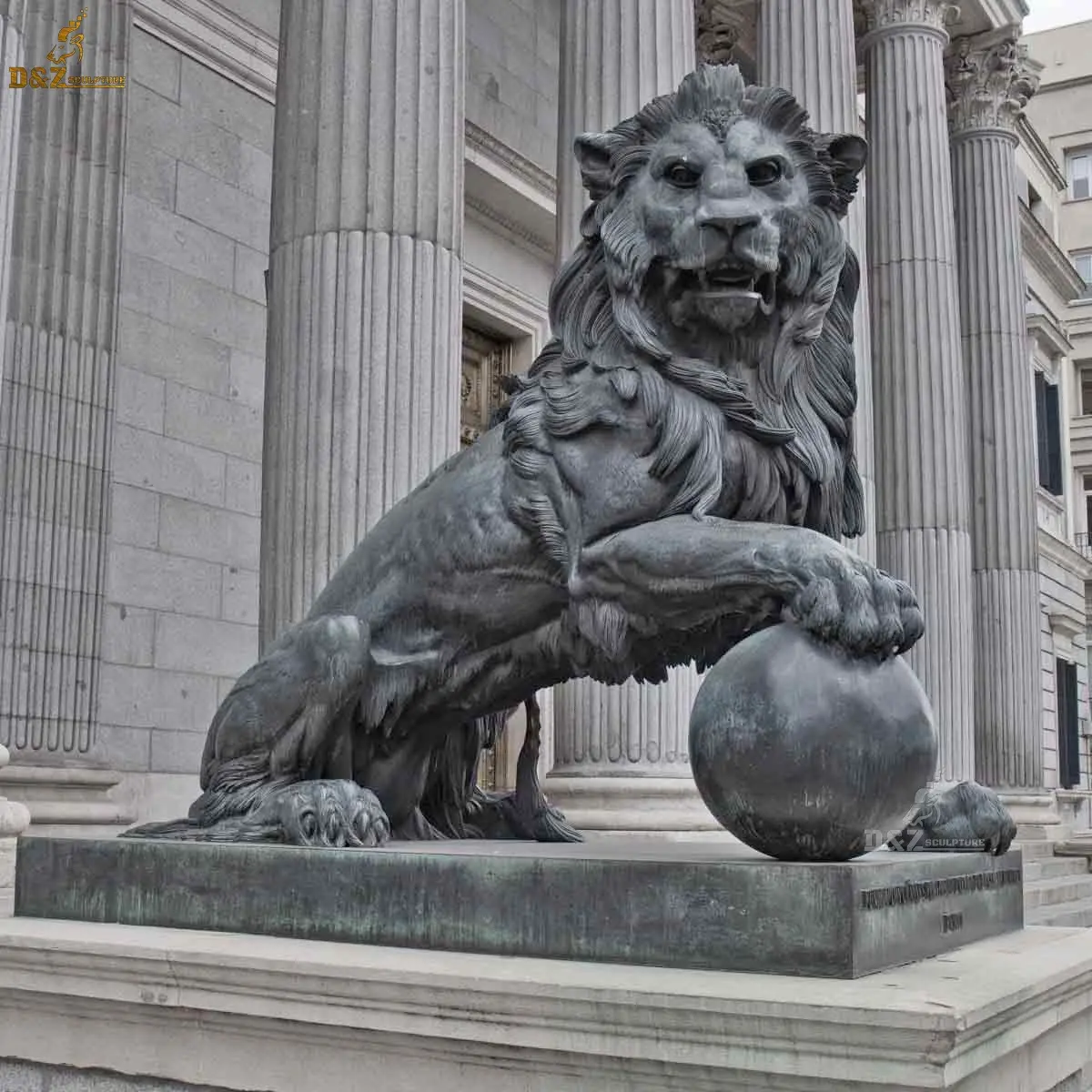 Statue de Lion en laiton Antique, nouveau produit,
