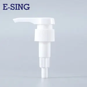 24/28mm White Left Right Locked Lotion Pump Liquid Lotion Dispenser Pump For Cleaning