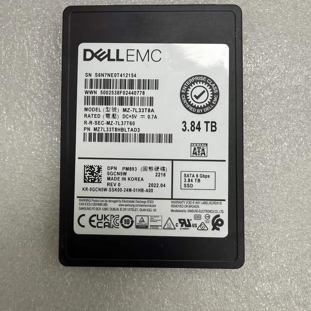 PM893 3.84TB SATA 6Gbps Internal Server Enterprise SSD 2.5" for Data Center