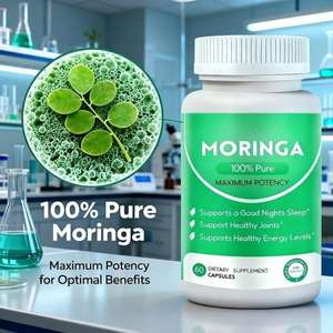 كبسولات المورينجا الأكثر مبيعًا على أمازون، مكمل غذائي غني بمضادات الأكسدة والفيتامينات الأساسية والأحماض الأمينية، نباتي وطبيعي - Product Image 3