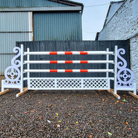 Supports en aluminium d'obstacle de saut de cheval portatifs