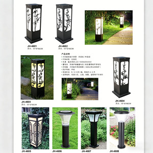 Solar Led Garden Light Wall Mount Outdoor Lawn <b>Lamp</b> For Villa Courtyard With Mono Si Solar Cell And <b>Battery</b> Included - Product Image 4