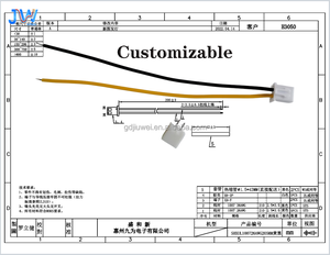 Vielseitige Konnektivität Kleiner 2-20-poliger XH-Adapter IP67 ISO9001-konforme elektronische Maschinen Verwenden Sie eine Crimp-Montage höhe von 9,8mm - Product Image 3