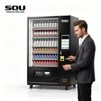 Machine distributrice de snacks et de boissons en bois antichoc, emballée pour l'exportation en gros