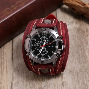Hand-stitched Cowhide <b>Watch</b> Men's Leather Bracelet Mechanical <b>Watch</b> - Product Image 2
