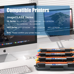 Juego de cartuchos de tóner para <span class=keywords><strong>impresora</strong></span> <span class=keywords><strong>Brother</strong></span>, color negro, cian, magenta, amarillo, paquete de 4, compatible con el modelo <span class=keywords><strong>Brother</strong></span> 1, 2, 2, 2, 2, 1, 2, 2 - Product Image 4