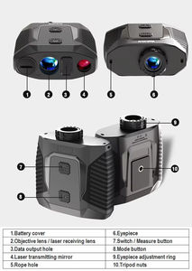 कस्टम 7x फैक्टरी खेल शिकार लेजर रेंजफाइंडर गोल्फ दूरबीन 5000 मीटर रेंज फाइंडर लेजर निर्माता - Product Image 3