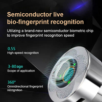 Serrure intelligente à empreintes digitales pour tiroir, boîte aux lettres, mini serrure intelligente sans clé en alliage de zinc anti-effraction pour armoire de bureau