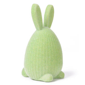 Ornements de lapin et d'œuf de Pâques floqués style Ins pour les fêtes et la décoration de table - Product Image 5