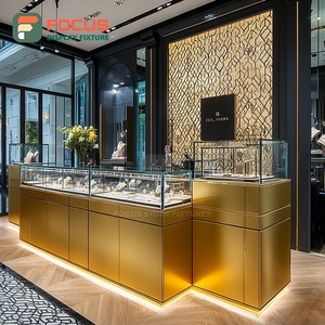 Fabricante de Sistemas de Exhibición de Joyería Minimalistas Personalizados, Mostrador de Exhibición Comercial con Superficie Pulida - Product Image 2