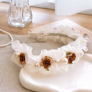 ที่คาดผมผ้าลูกไม้สำหรับผู้หญิงผ้าคาดผมประดับศีรษะลูกไม้ - Product Image 2