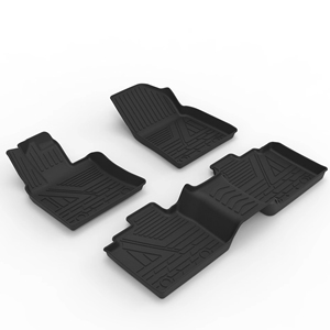 Tappetini Auto 3D in TPE Antiscivolo Impermeabili Neri Set Completo per <span class=keywords><strong>Nissan</strong></span> <span class=keywords><strong>Juke</strong></span> Equinox Ranger 2011-2018 <span class=keywords><strong>Accessori</strong></span> Auto di Lusso - Product Image 1