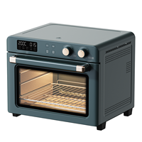 Four à convection à prix compétitif en gros, 26L, boîtier en aluminium, 1800W, grande friteuse à air électrique numérique visible et profonde