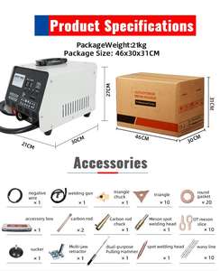 Mesin reparasi bodi mobil, alat perbaikan penyok Spot, penarik penyok - Product Image 6